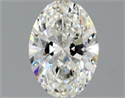 Natural Diamond 1.05 Carats, Oval with  Cut, H Color, VVS2 Clarity and Certified by GIA