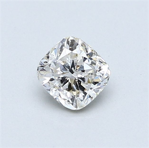 Picture of Natural Diamond 0.56 Carats, Cushion with  Cut, J Color, I1 Clarity and Certified by GIA