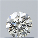 Diamante Natural 0.40 quilates, Redondo , Color L, claridad VVS2 y certificado GIA
