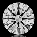 Natural Diamond 0.71 Carats, Round with Excellent Cut, I Color, VVS2 Clarity and Certified by GIA
