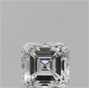 Diamante Natural 0.55 quilates, Asscher , Color G, claridad VVS2 y certificado GIA