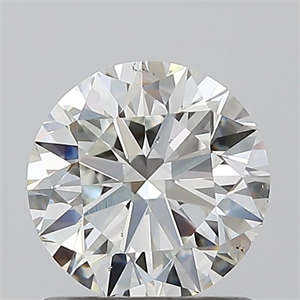 Picture of Natural Diamond 1.00 Carats, Round with Very Good Cut, H Color, SI1 Clarity and Certified by GIA