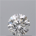 Natural Diamond 0.43 Carats, Round with Excellent Cut, D Color, SI1 Clarity and Certified by IGI