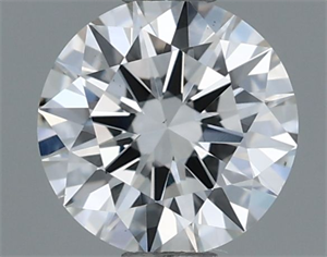 Picture of Natural Diamond 0.50 Carats, Round with Excellent Cut, F Color, VS2 Clarity and Certified by GIA