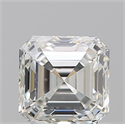 Natural Diamond 0.92 Carats, Asscher with  Cut, I Color, VS2 Clarity and Certified by GIA