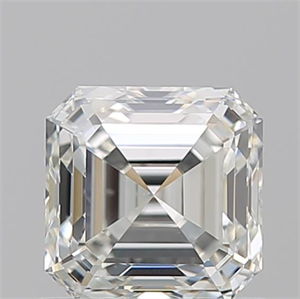 Picture of Natural Diamond 0.92 Carats, Asscher with  Cut, I Color, VS2 Clarity and Certified by GIA