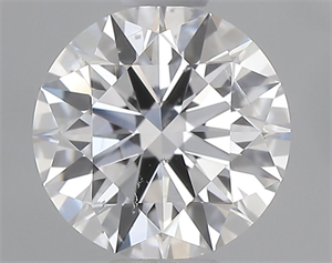 Picture of Natural Diamond 0.81 Carats, Round with Excellent Cut, D Color, SI2 Clarity and Certified by GIA
