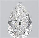 Natural Diamond 1.01 Carats, Pear with  Cut, E Color, SI2 Clarity and Certified by GIA