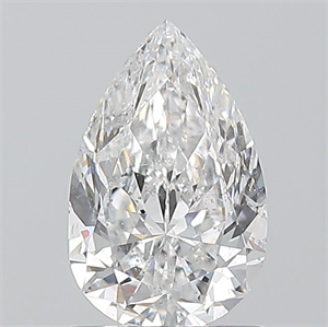 Picture of Natural Diamond 1.01 Carats, Pear with  Cut, E Color, SI2 Clarity and Certified by GIA