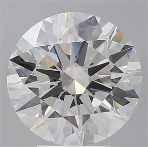Picture of Lab Grown Diamond 4.59 Carats, Round with Ideal Cut, E Color, VS1 Clarity and Certified by IGI