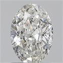 Diamante Natural 0.74 quilates, Ovalado , Color H, claridad VS2 y certificado GIA