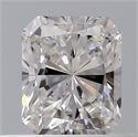 Natural Diamond 0.41 Carats, Radiant with  Cut, E Color, VS2 Clarity and Certified by GIA