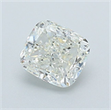 Diamante Natural 0.70 quilates, Del cojín , Color J, claridad VVS2 y certificado GIA
