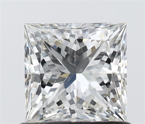 Picture of Natural Diamond 0.81 Carats, Princess with  Cut, H Color, VS1 Clarity and Certified by IGI