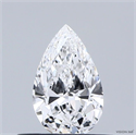 Natural Diamond 0.35 Carats, Pear with  Cut, E Color, VS2 Clarity and Certified by GIA