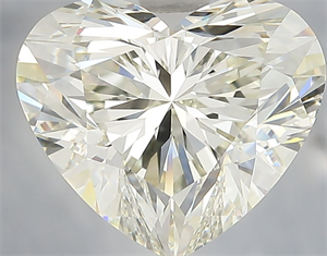 Picture of Natural Diamond 4.57 Carats, Heart with  Cut, J Color, VVS1 Clarity and Certified by IGI