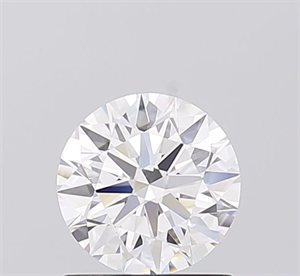 Picture of Lab Grown Diamond 1.01 Carats, Round with Ideal Cut, D Color, VVS2 Clarity and Certified by IGI