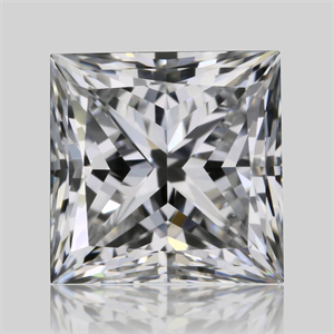 Picture of Natural Diamond 0.70 Carats, Princess with  Cut, D Color, VVS1 Clarity and Certified by GIA