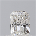 Natural Diamond 0.37 Carats, Radiant with  Cut, F Color, SI1 Clarity and Certified by GIA