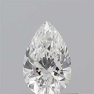 Picture of Natural Diamond 0.50 Carats, Pear with  Cut, E Color, VS1 Clarity and Certified by GIA