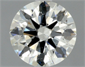 Natural Diamond 1.08 Carats, Round with Excellent Cut, J Color, SI1 Clarity and Certified by GIA