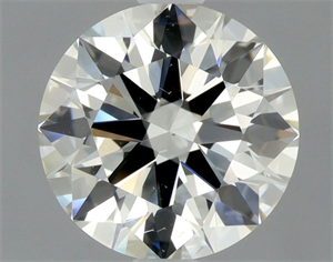 Picture of Natural Diamond 1.08 Carats, Round with Excellent Cut, J Color, SI1 Clarity and Certified by GIA