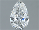Diamante Natural 0.50 quilates, De pera , Color G, claridad VS2 y certificado GIA