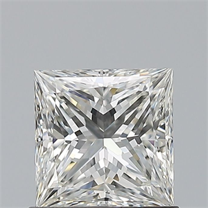 Picture of Natural Diamond 0.90 Carats, Princess with  Cut, H Color, VS1 Clarity and Certified by GIA