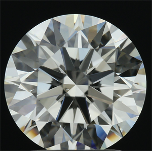 Picture of Natural Diamond 2.39 Carats, Round with Excellent Cut, L Color, VS2 Clarity and Certified by GIA
