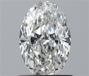Foto Diamante Natural 0.72 quilates, Ovalado , Color G, claridad SI1 y certificado GIA de
