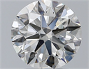 Natural Diamond 2.01 Carats, Round with Excellent Cut, G Color, VS2 Clarity and Certified by GIA
