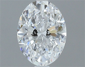 Picture of Natural Diamond 0.64 Carats, Oval with  Cut, D Color, VVS2 Clarity and Certified by GIA