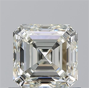 Picture of Natural Diamond 0.90 Carats, Asscher with  Cut, J Color, VVS1 Clarity and Certified by GIA