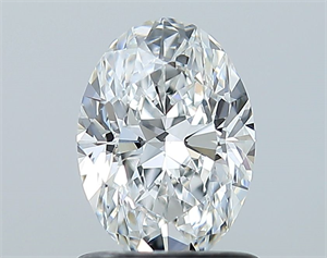 Foto Diamante Natural 1.00 quilates, Ovalado , Color E, claridad VS1 y certificado GIA de