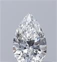 Natural Diamond 0.30 Carats, Pear with  Cut, E Color, VS1 Clarity and Certified by GIA
