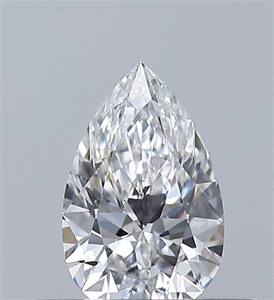Picture of Natural Diamond 0.30 Carats, Pear with  Cut, E Color, VS1 Clarity and Certified by GIA