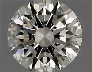 Picture of Natural Diamond 0.41 Carats, Round with Excellent Cut, L Color, VVS1 Clarity and Certified by GIA