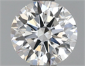 Lab Grown Diamond 1.04 Carats, Round with Ideal Cut, D Color, VS1 Clarity and Certified by IGI