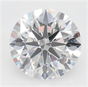 Lab Grown Diamond 3.34 Carats, Round with Excellent Cut, E Color, VVS1 Clarity and Certified by GIA