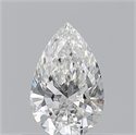 Diamante Natural 0.53 quilates, De pera , Color G, claridad VS2 y certificado GIA