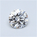 Natural Diamond 0.48 Carats, Round with Very Good Cut, F Color, VS2 Clarity and Certified by GIA