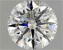 Natural Diamond 0.81 Carats, Round with Excellent Cut, H Color, VS1 Clarity and Certified by GIA