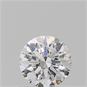 Natural Diamond 0.51 Carats, Round with Excellent Cut, E Color, VVS2 Clarity and Certified by GIA