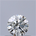 Natural Diamond 0.40 Carats, Round with Excellent Cut, I Color, VVS1 Clarity and Certified by GIA