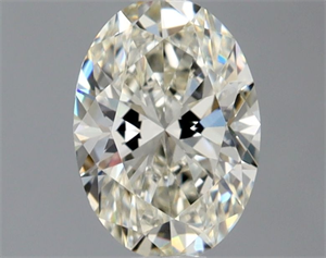 Picture of Natural Diamond 0.53 Carats, Oval with  Cut, J Color, VVS2 Clarity and Certified by GIA