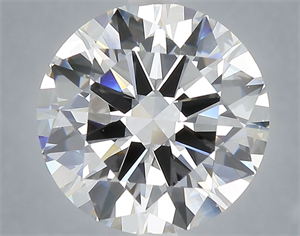 Picture of Lab Grown Diamond 6.00 Carats, Round with Excellent Cut, E Color, VVS2 Clarity and Certified by IGI