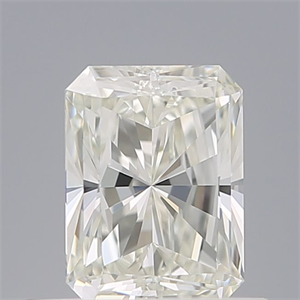 Picture of Natural Diamond 0.71 Carats, Radiant with  Cut, H Color, IF Clarity and Certified by IGI
