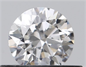 Diamante Natural 0.40 quilates, Redondo , Color D, claridad SI1 y certificado GIA