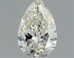 Picture of Natural Diamond 0.54 Carats, Pear with  Cut, I Color, SI2 Clarity and Certified by GIA