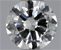 Natural Diamond 0.60 Carats, Round with Excellent Cut, H Color, IF Clarity and Certified by IGI